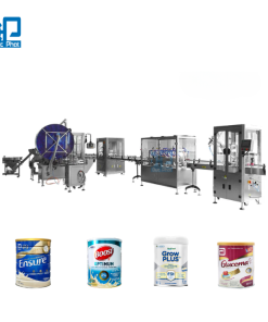 Máy đóng gói sữa bột lon thiếc tự động