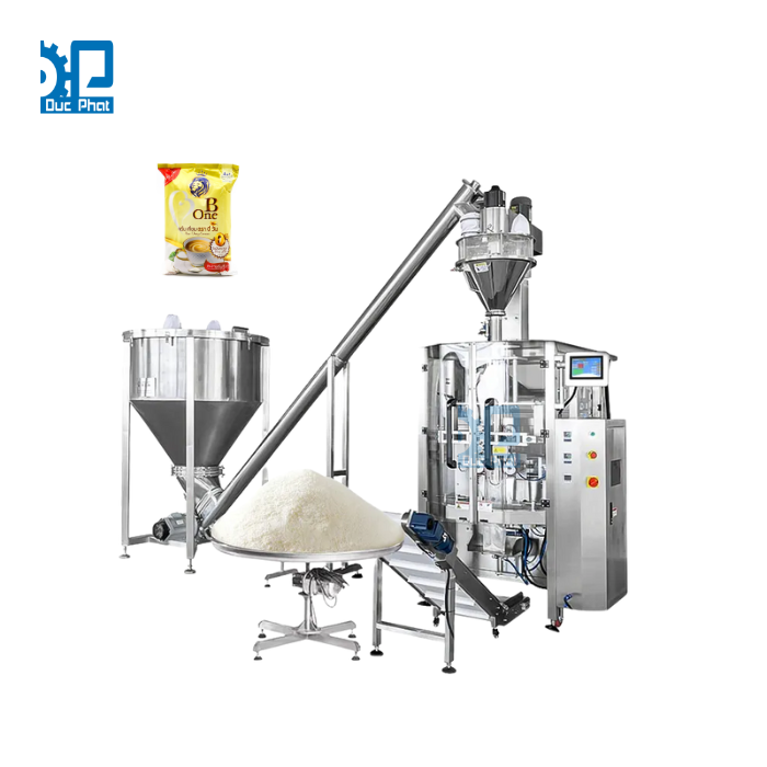 Máy đóng gói sữa bột túi bụng