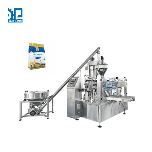 Máy đóng gói sữa bột túi sẵn