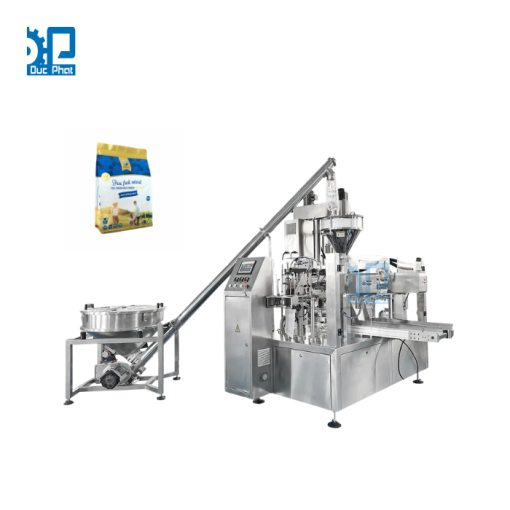 Máy đóng gói sữa bột túi sẵn