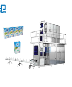 Máy chiết rót sữa tươi hộp giấy từ cuộn màng