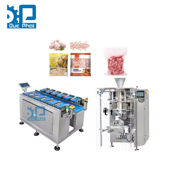 Máy đóng gói túi thịt bán tự động -túi bụng