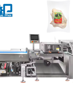 Máy đóng gói thịt túi bụng- máy nằm ngang