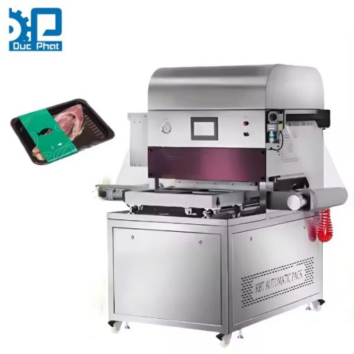 Máy đóng khay hút chân không hải sản đông lạnh