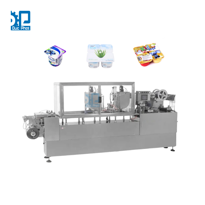 Máy ép vỉ hộp sữa chua