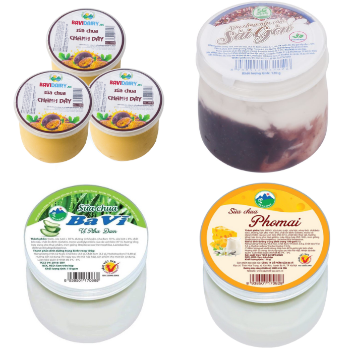 Các loại sữa chua cốc tự làm
