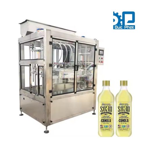 Dây chuyền chiết rót chai dầu ăn
