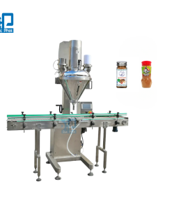 Máy chiết lọ nhựa bột ngũ vị hương bán tự động