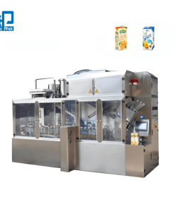 Máy chiết rót nước hoa quả hộp giấy có sẵn tự động