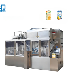 Máy chiết rót nước hoa quả hộp giấy có sẵn tự động