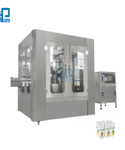 Máy chiết rót nước trái cây đóng lon tự động