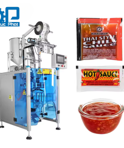 Máy chiết túi tương ớt, tương cà túi 3 biên
