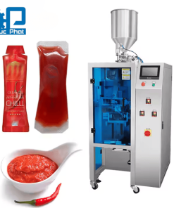 Máy chiết túi tương ớt, tương cà túi tạo hình