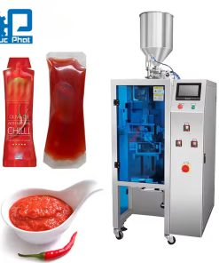 Máy chiết túi tương ớt, tương cà túi tạo hình