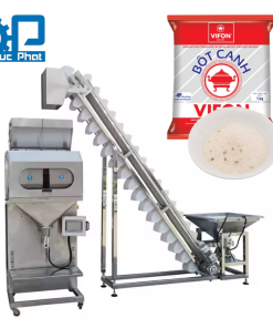 Máy đóng gói bột canh cân định lượng bán tự động