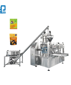 Máy đóng gói bột nghệ túi sẵn trạm xoay
