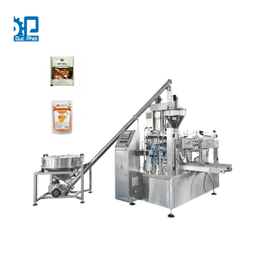 Máy đóng gói bột ngũ vị hương túi sẵn trạm xoay