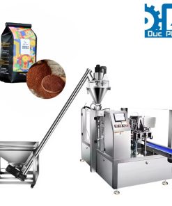 Máy đóng gói cà phê hòa tan túi xếp hông cuộn màng