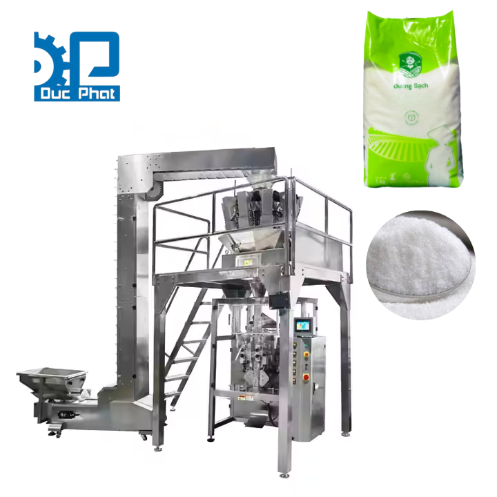 Máy đóng gói đường túi bụng xếp hông