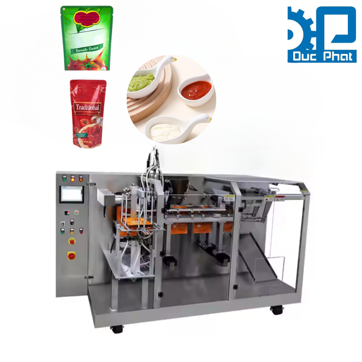Máy đóng gói nước sốt túi có sẵn