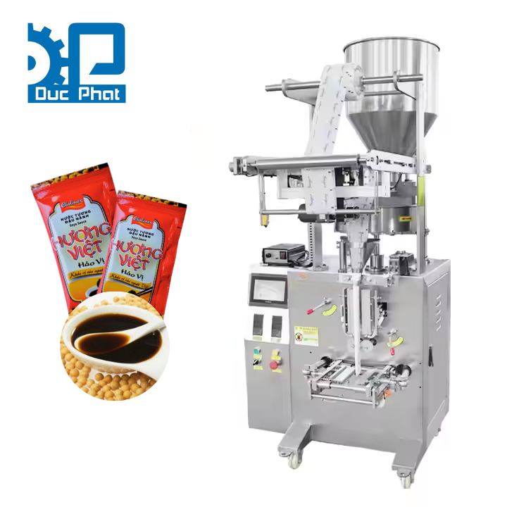 Máy đóng gói nước tương túi 3 biên