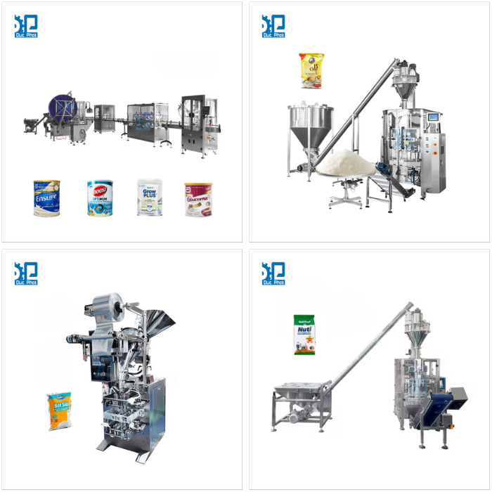 Máy đóng gói sữa bột Đức Phát