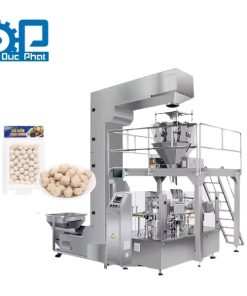 Máy đóng gói thịt, cá viên hút chân không - máy Rotary