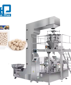 Máy đóng gói thịt, cá viên hút chân không - máy Rotary