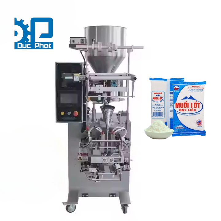 Máy đóng gói muối túi bụng 