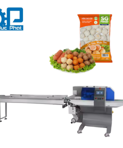Máy đóng gói túi thịt viên - Máy nằm ngang