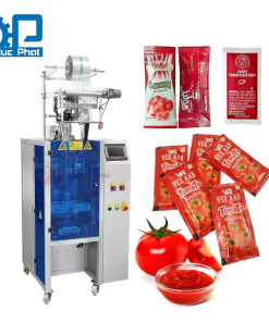 Máy đóng gói tương ớt, tương cà dạng túi que