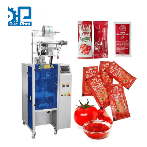 Máy đóng gói tương ớt, tương cà túi que