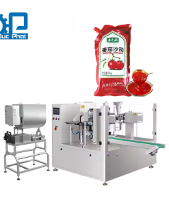 Máy đóng gói tương ớt, tương cà túi có sẵn
