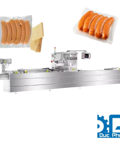 Máy đóng gói xúc xích, lạp xưởng hút chân không tự động