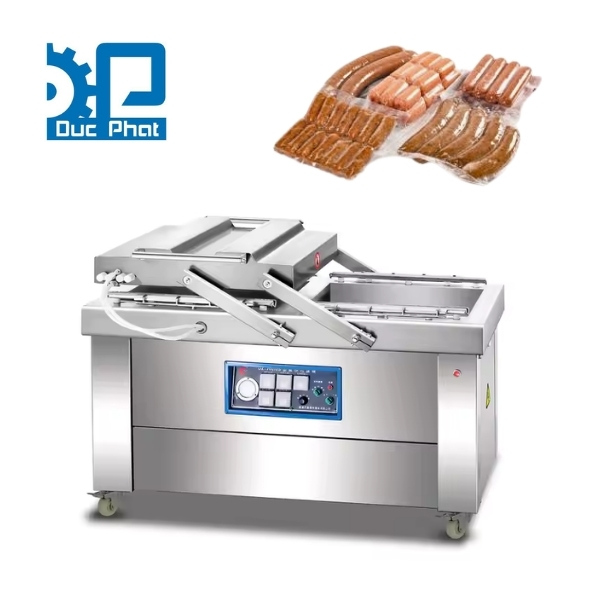 Máy hút chân không xúc xích lạp xưởng bán tự động