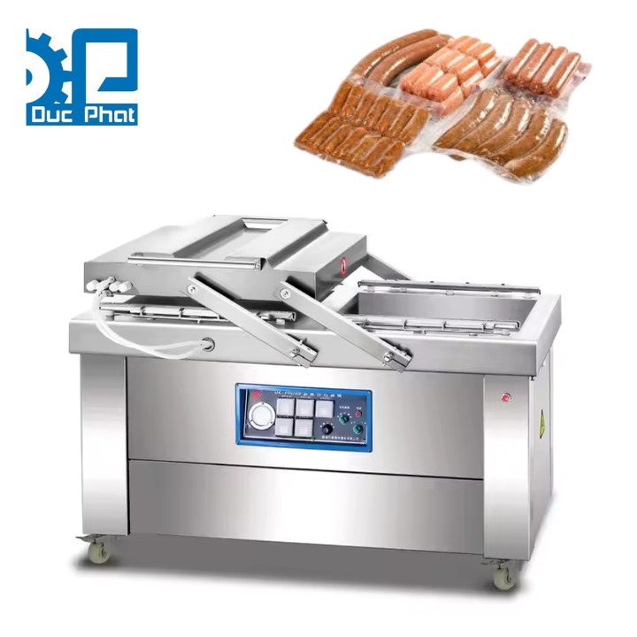 Máy hút chân không xúc xích lạp xưởng bán tự động