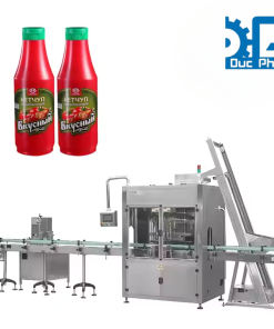 Máy chiết chai tương ớt, tương cà tự động