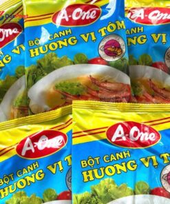 Thành phẩm túi bột canh với đường hàn kín, kích thước đồng đều