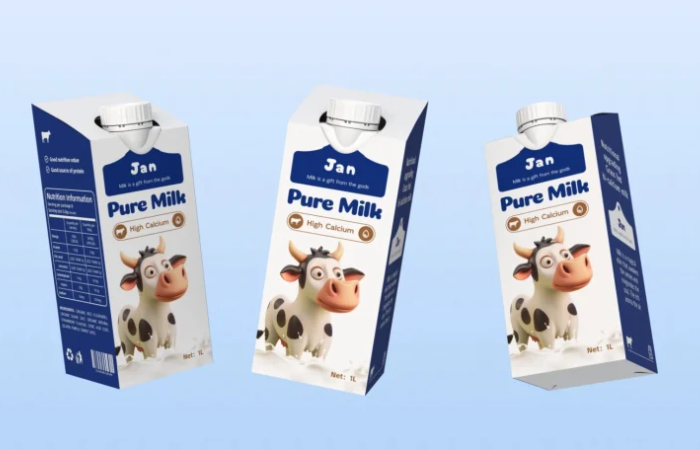 AI trong thiết kế, đóng gói sữa