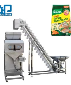 Máy đóng gói hạt nêm cân định lượng đóng bao bán tự động