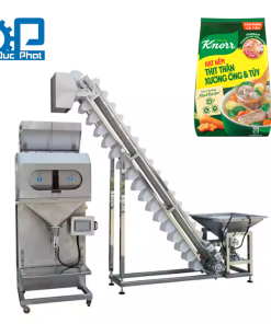 Máy đóng gói hạt nêm cân định lượng đóng bao bán tự động