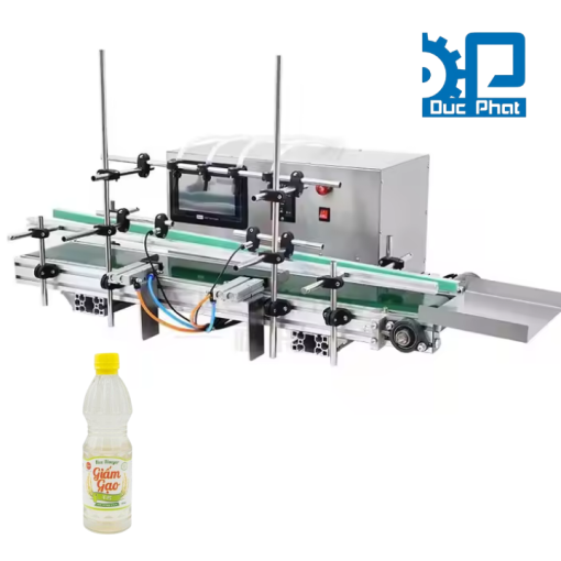 Máy chiết chai giấm gạo bán tự động