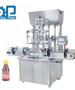 Máy chiết chai mắm tôm bán tự động