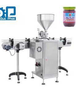 Máy chiết/hũ chai mắm tôm bán tự động