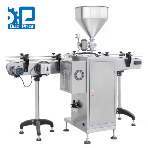 Máy chiết/hũ chai mắm tôm bán tự động