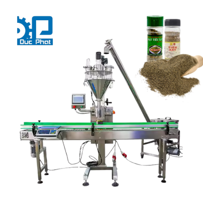 Máy chiết hũ hạt tiêu bán tự động