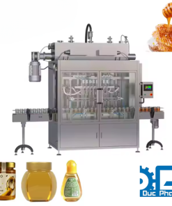 Máy chiết hũ thủy tinh mật ong