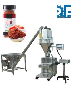 Máy chiết lọ ớt bột bán tự động