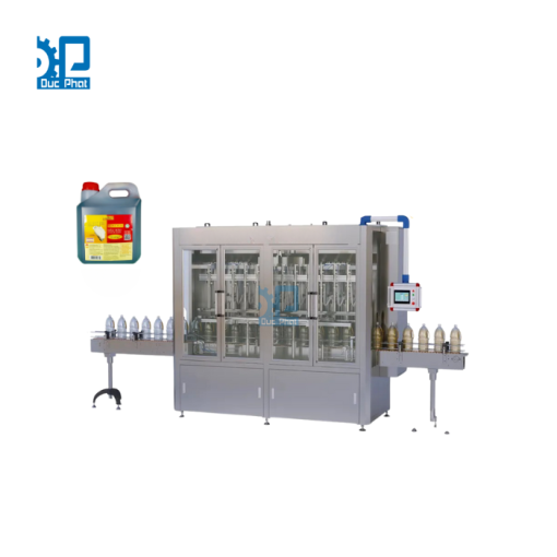 Máy chiết rót can dầu hào bán tự động