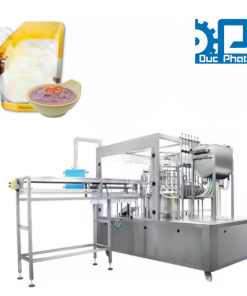 Máy chiết xoắn nắp mắm tôm túi có sẵn